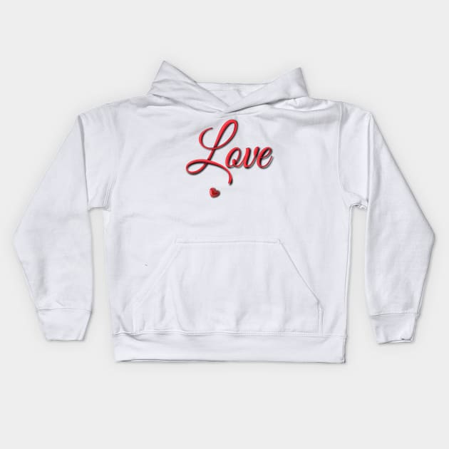 Love2 Kids Hoodie by ArtKsenia